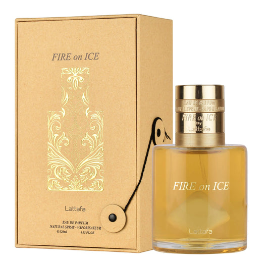 عطر لطافة فاير اون آيس 120 مل او دو بارفان للجنسين