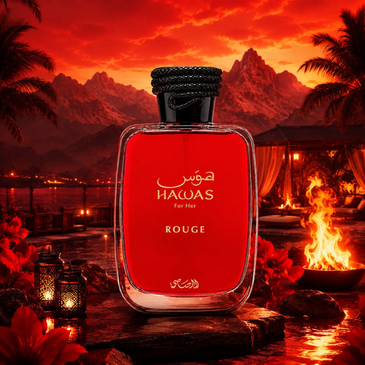 عطر رصاصي حواس روج لها 100 مل ماء عطر للنساء